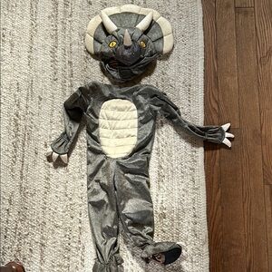 Kids Dinosaur Costume - Gray and Cream